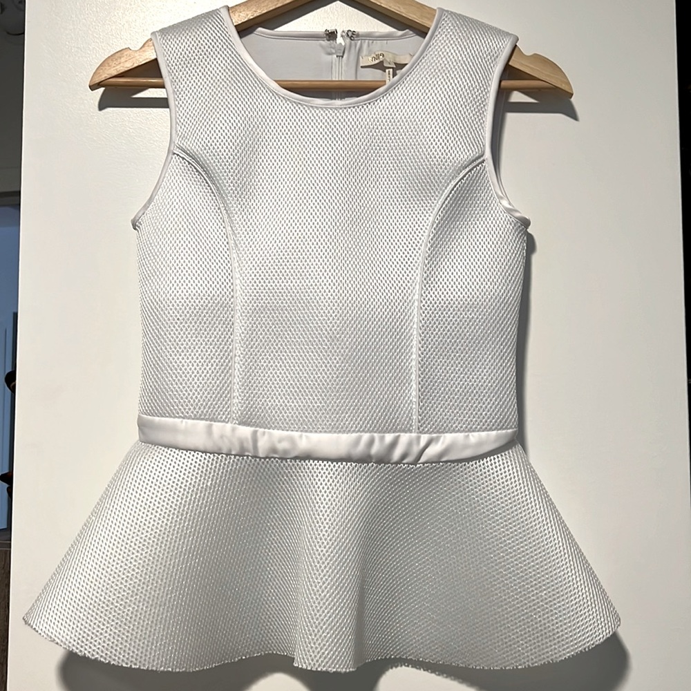 sandro peplum top